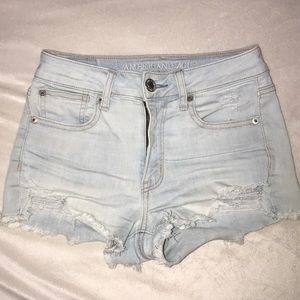 Denim shorts